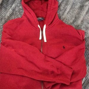 Men’s 4XLT polo sweatsuit with zipper